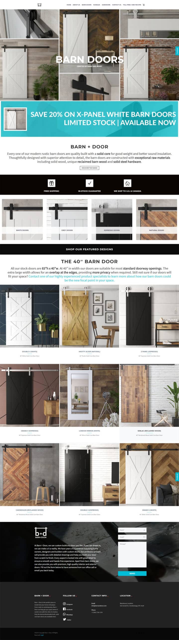 barn doors entire page scaled