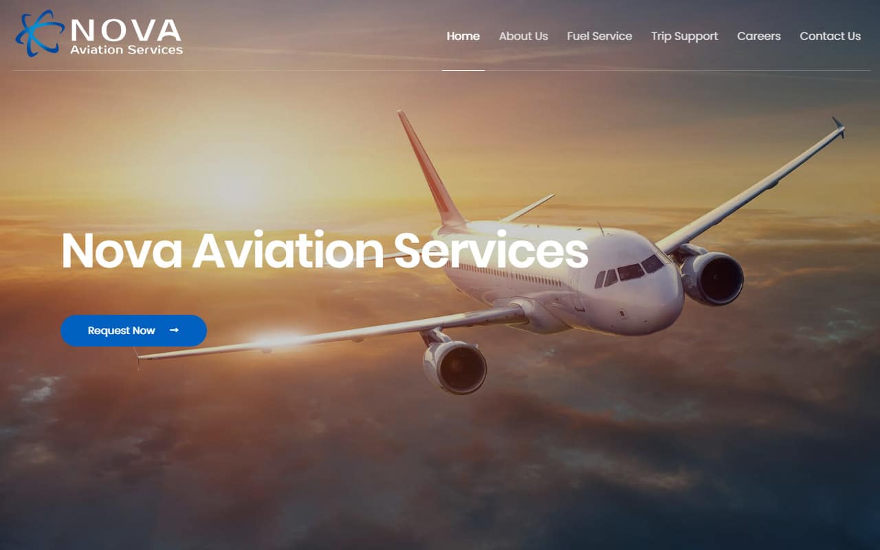 aviation services website designer Florida
