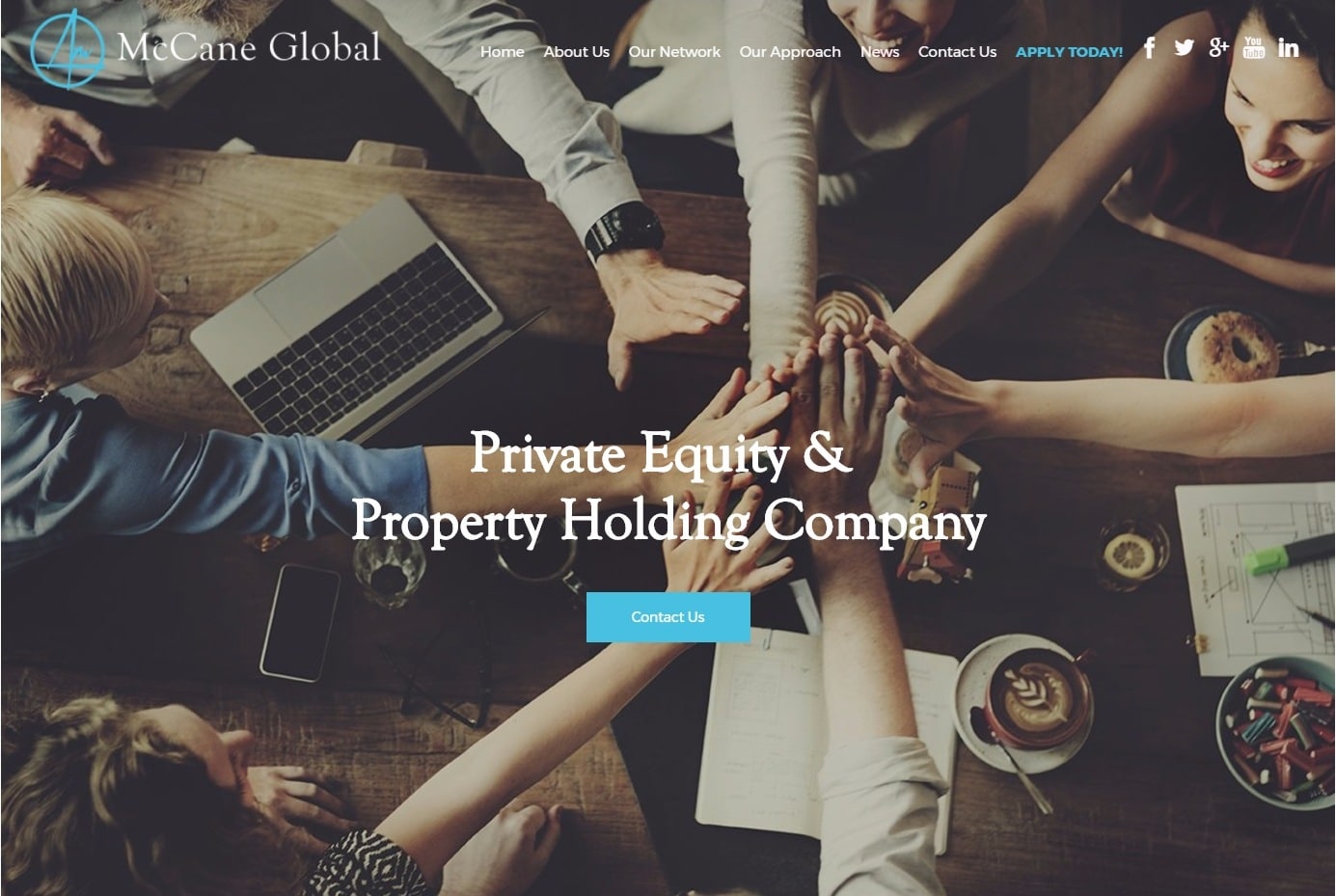property holding company website design Miami