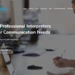 interpretation services website design
