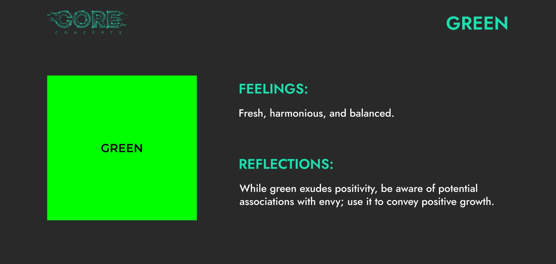 Colour Psychology green2