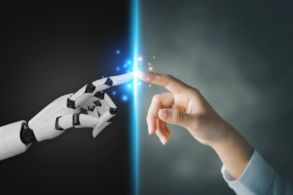 human and robot hands connecting with technology 2026 03 17 02 14 23 utc result